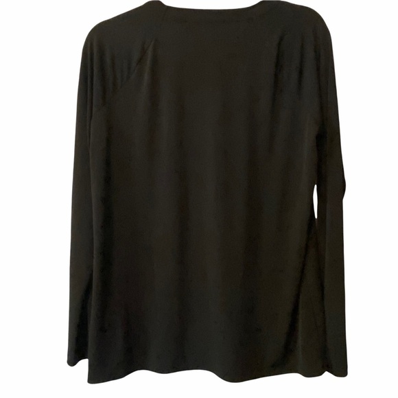 Michael Michael Kors black keyhole blouse medium - Picture 4 of 8